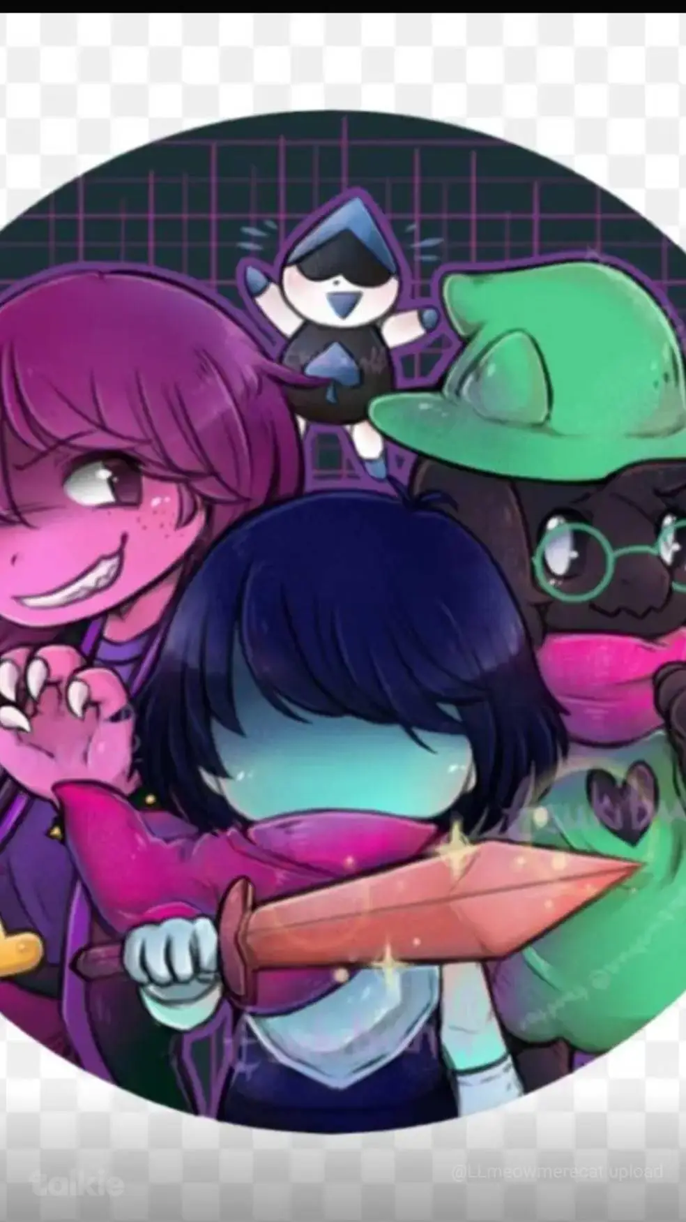 ai character: the fun gang (tied background