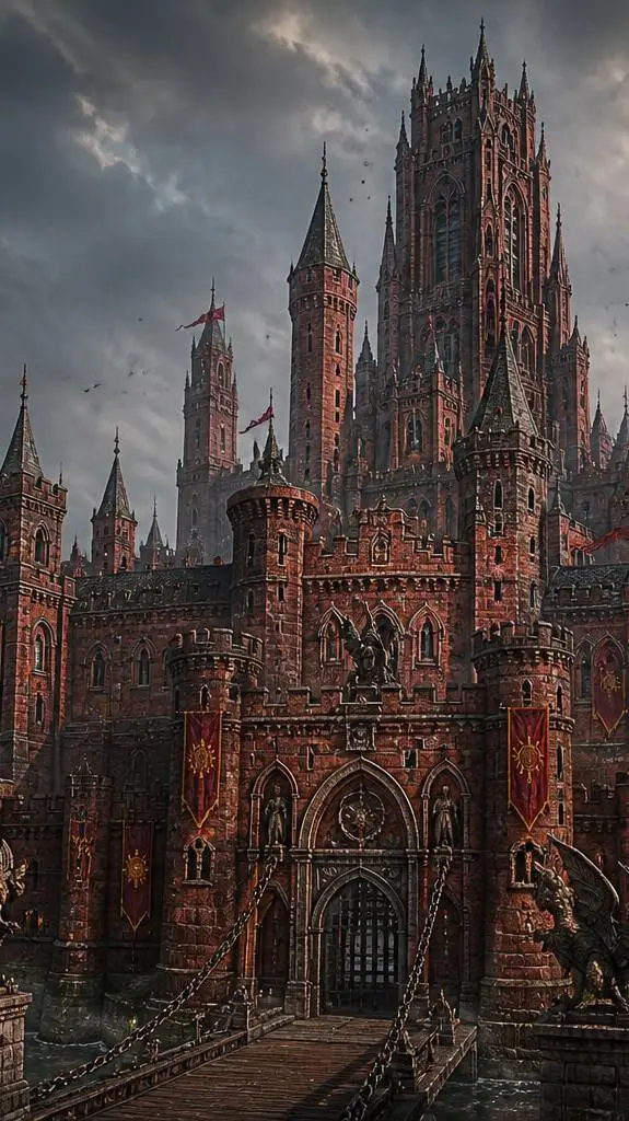 ai character: Castle background