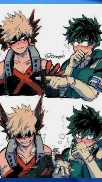 ai character: Deku x bakugo background