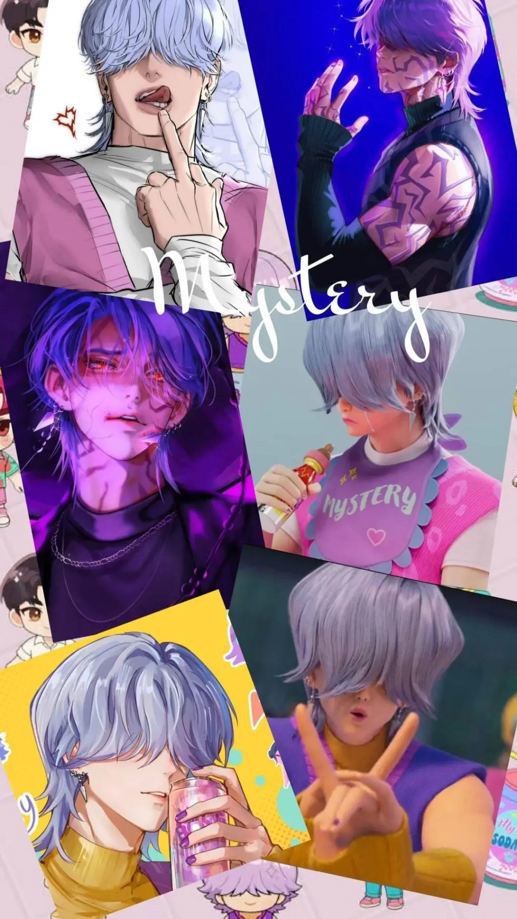 ai character: Mystery background