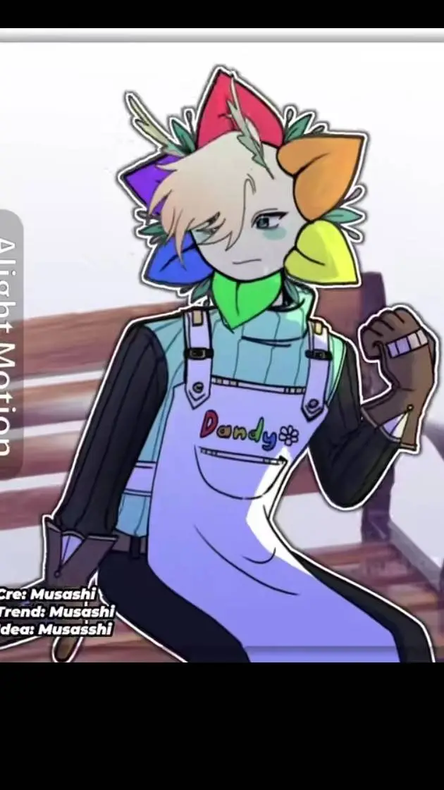 ai character: Dandy  background