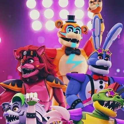 chat with ai character: - FNAF GLAMROCK -