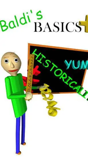 ai character: Baldi's Basics  background