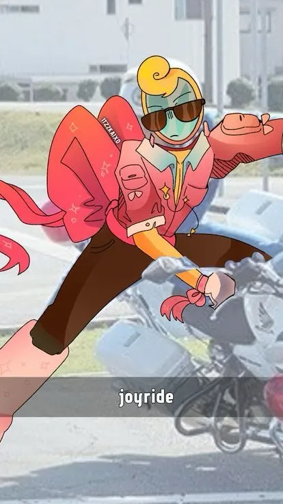 ai character: DANDYS WORLD  background