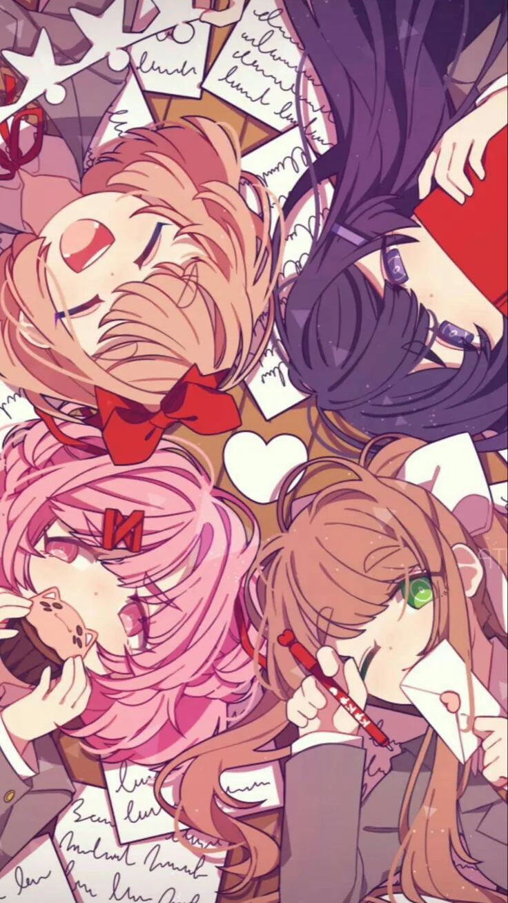 ai character: DDLC!!  background