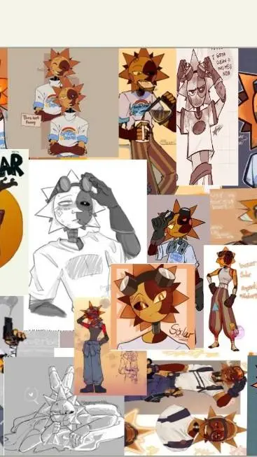 ai character: solar(halfbloodau) background