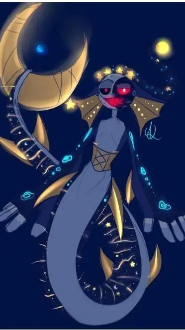 ai character: siren ruin background