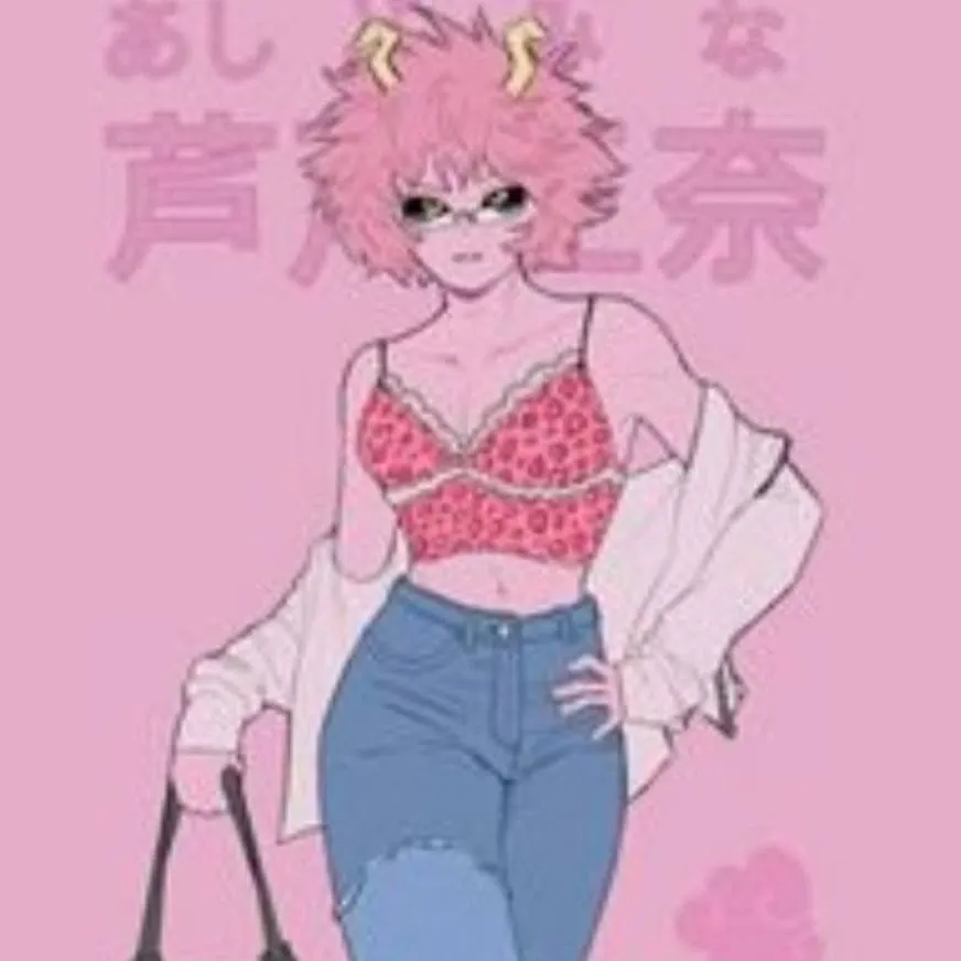 chat with ai character: Mina Ashido gf