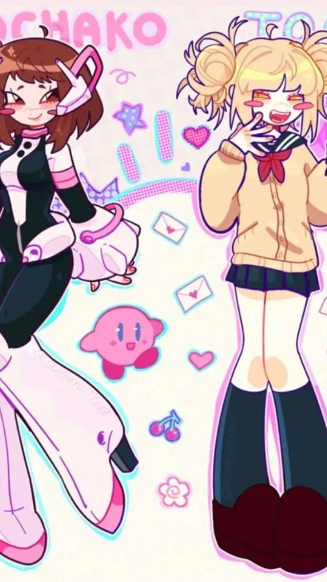ai character: Ochaco X Toga background