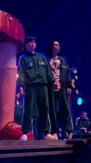 ai character: "squid game" background