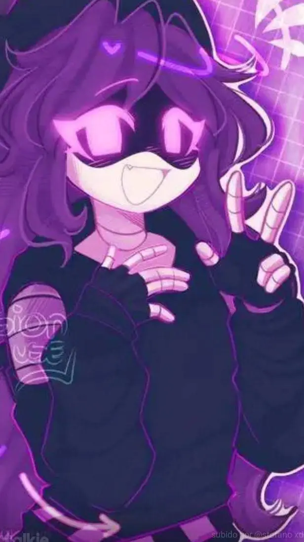 ai character: V X Uzi  background