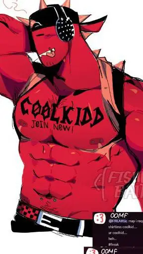 ai character: adult C00lkid  background