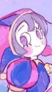 ai character: Pomni  background