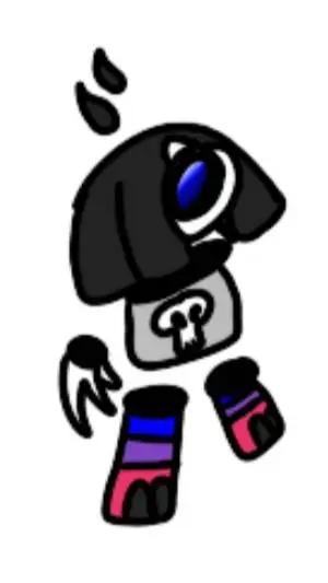 ai character: Upon background