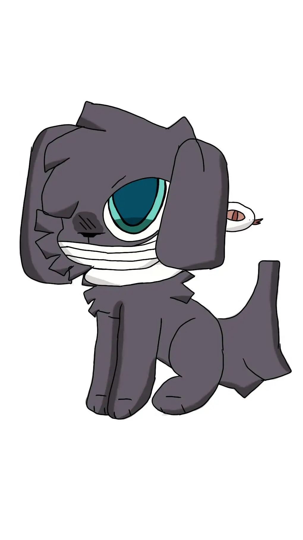 ai character: puppy obanai  background