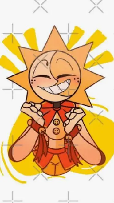 ai character: Sun background