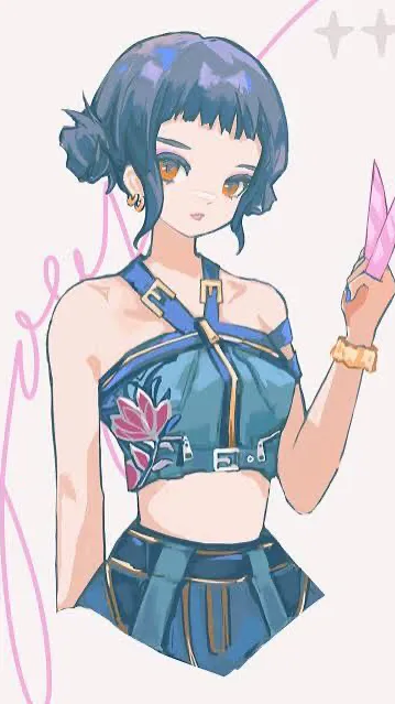 ai character: Zoey 67 background