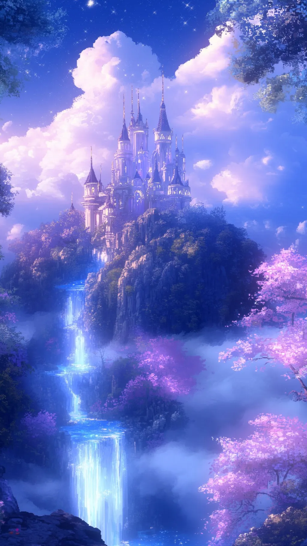 ai character: Magic world background