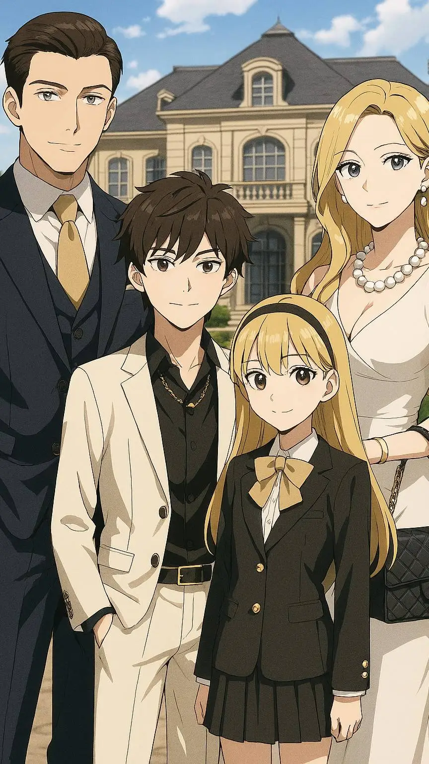 ai character: rich family background