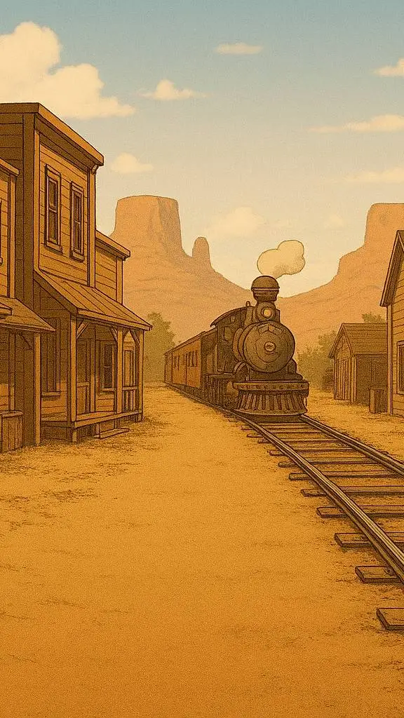 ai character: the Wild West background