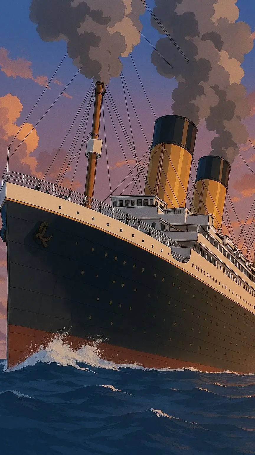 ai character: Titanic background