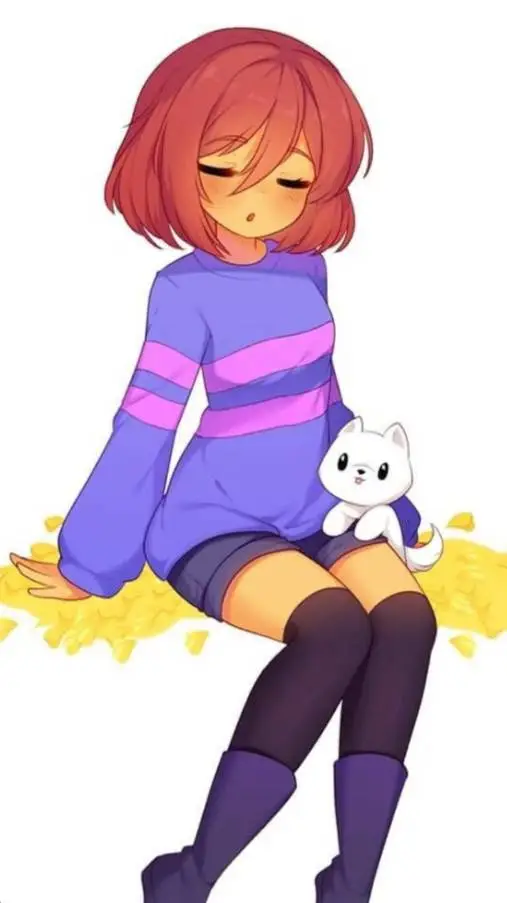 ai character: frisk background