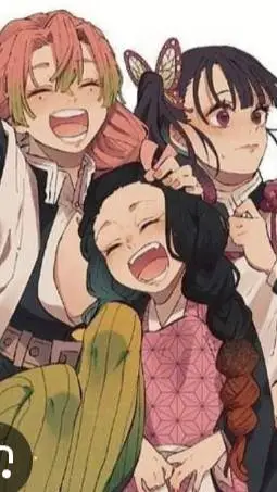 ai character: kny las chicas  background