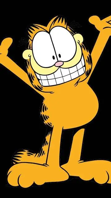 ai character: garfield background