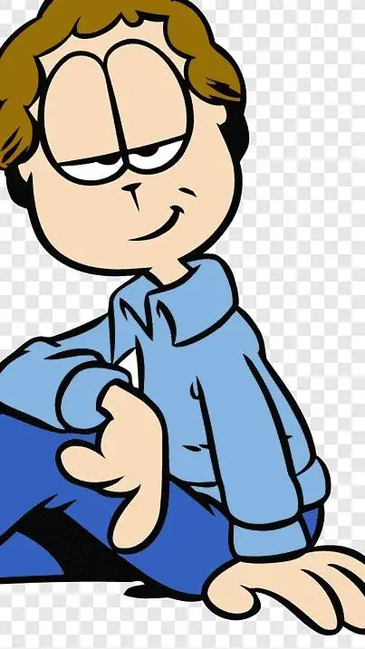 ai character: Jon Arbuckle background