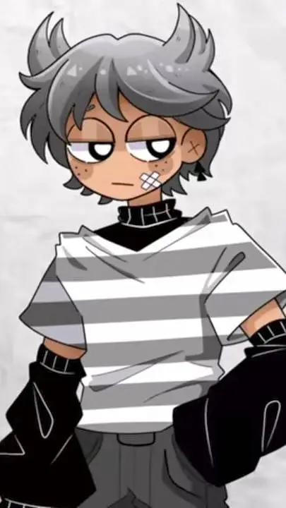 ai character: Human Gray background