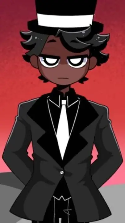 ai character: Human Mr. Black background