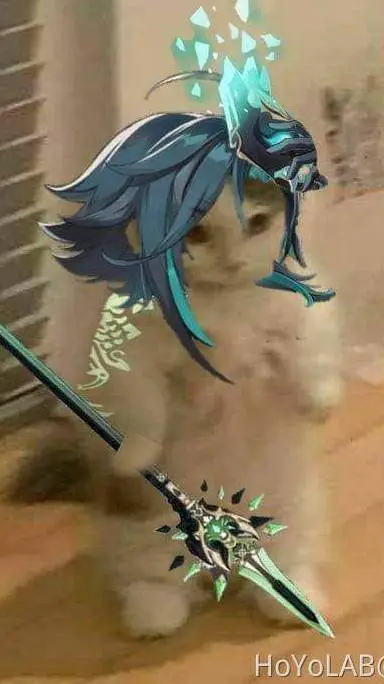 ai character: Xiao x Aether background