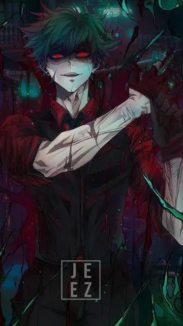 ai character: Deku🖤🔪 background