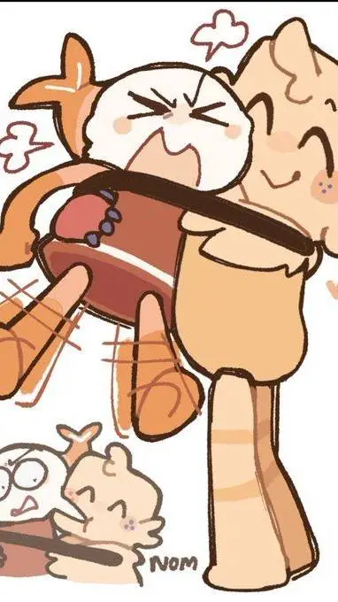 ai character: 💢🦐S x G💙❤ background