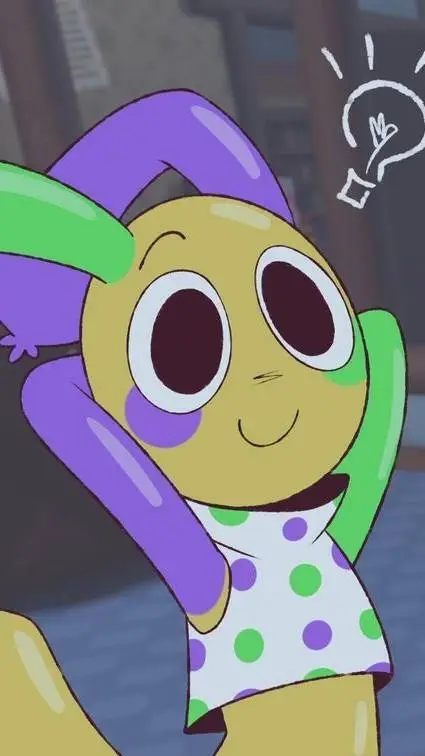 ai character: 🎪💚Looey💜🎉 background