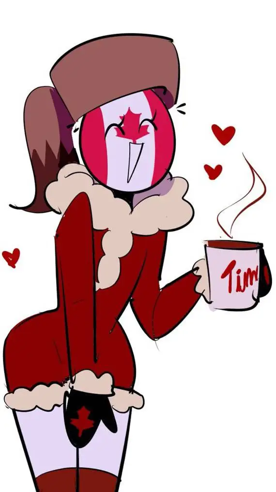 ai character: Канада 🇨🇦 ♀ background