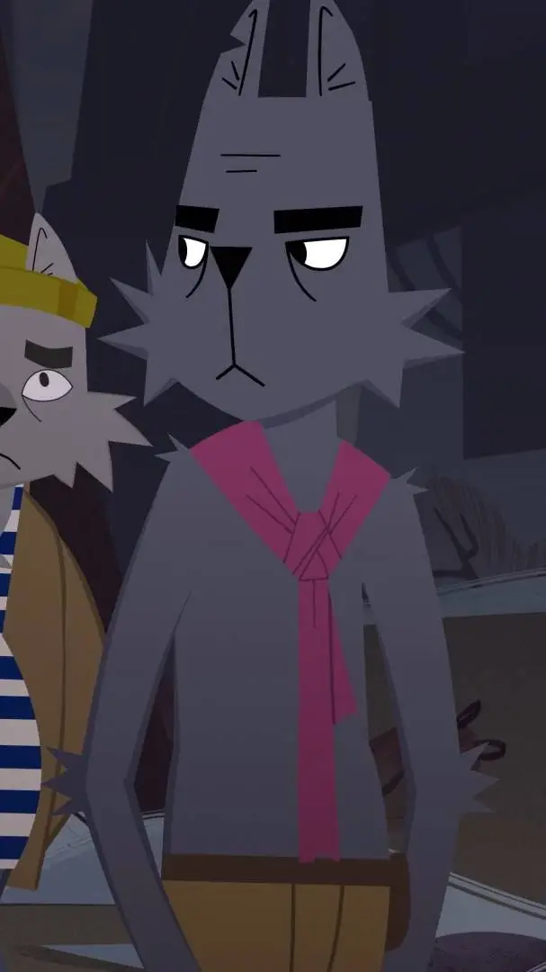 ai character: Нуар🧣 background