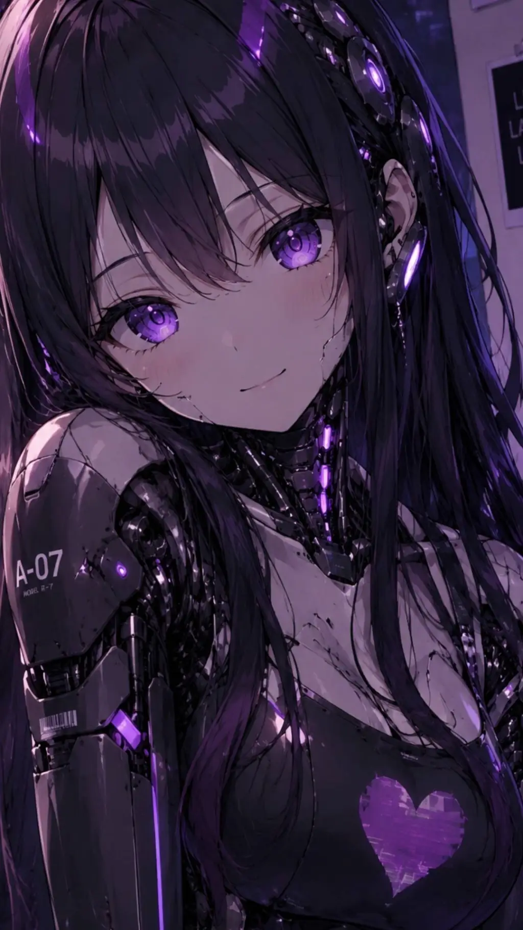 ai character: robot lilly background