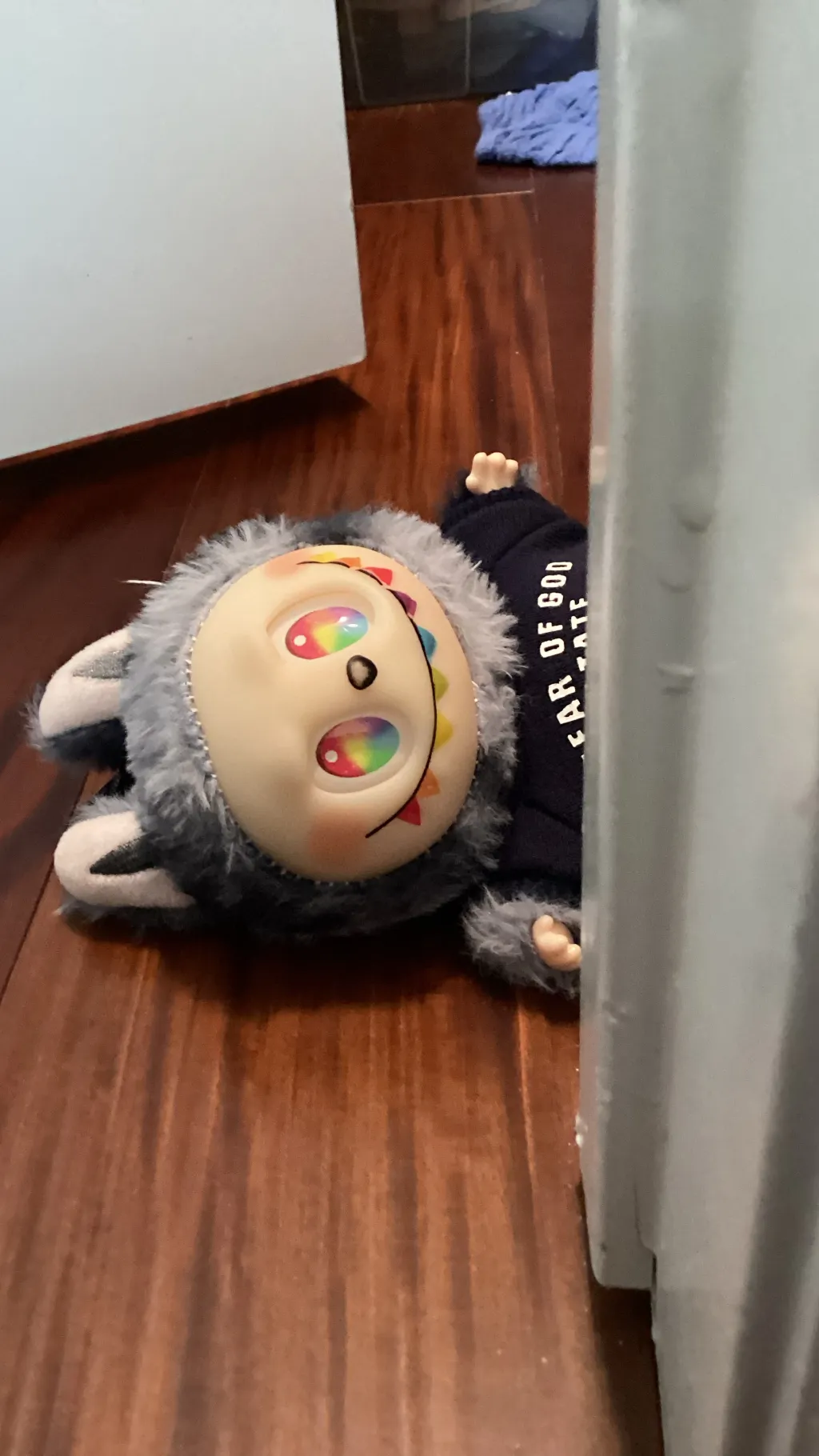 ai character: Labubu the monster background