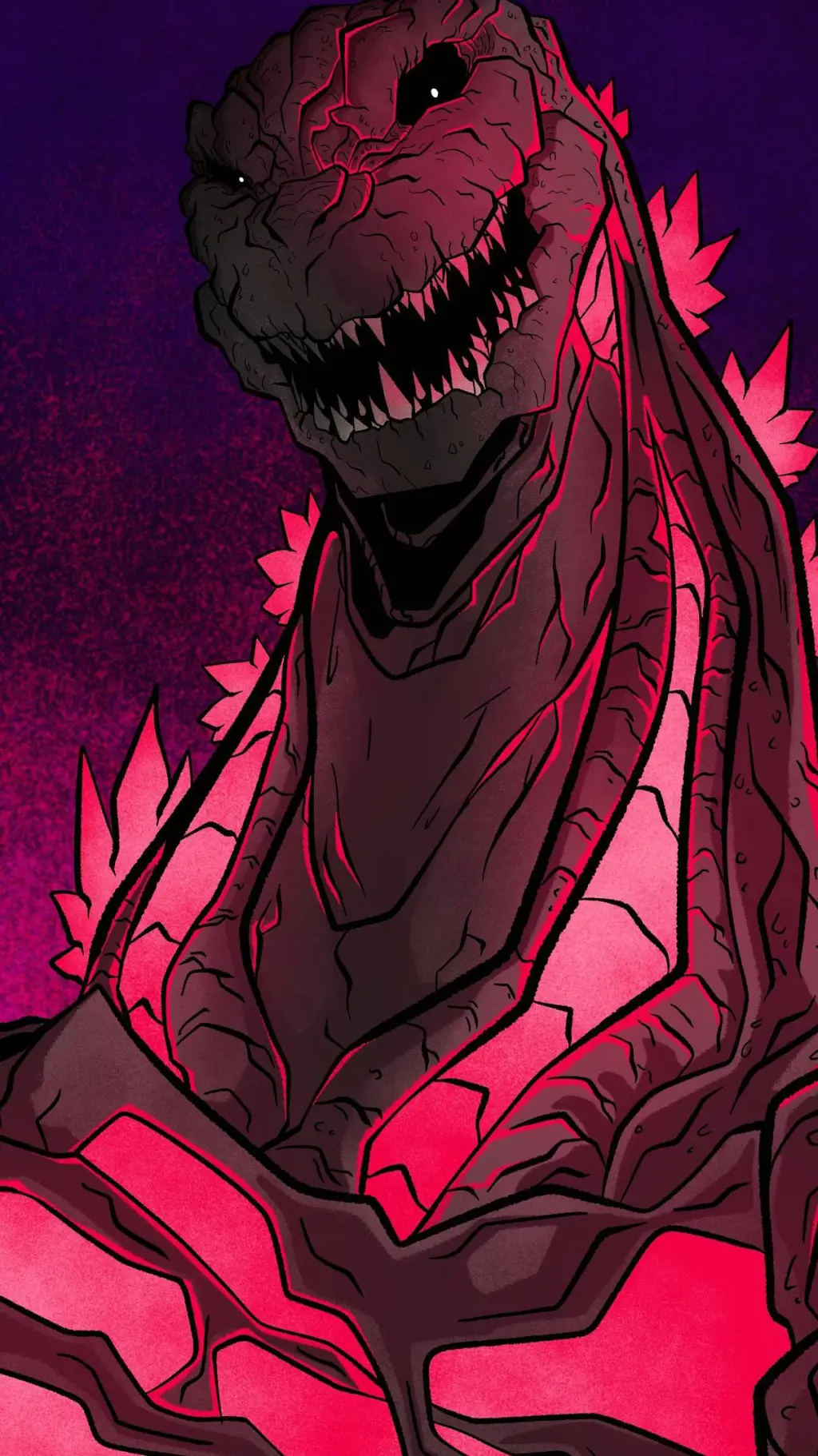 ai character: Shin Godzilla background