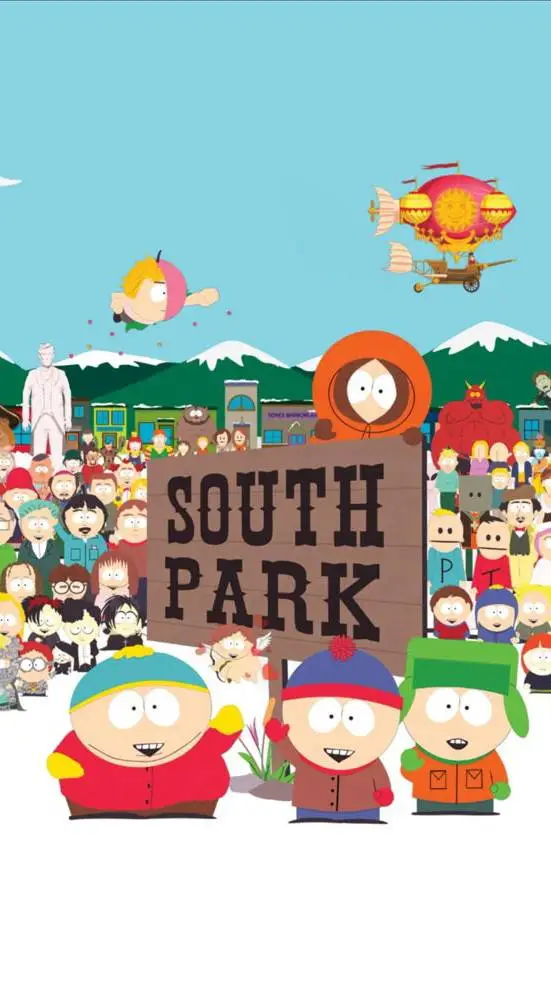 ai character: South park future  background