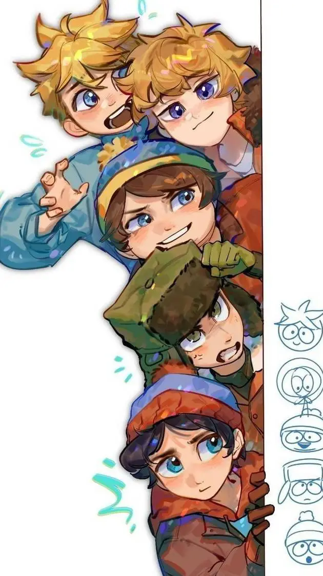 ai character: South park background