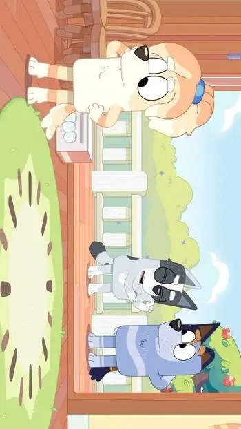 ai character: Bluey S3 ep49 background