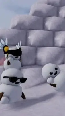ai character: Sno Day background