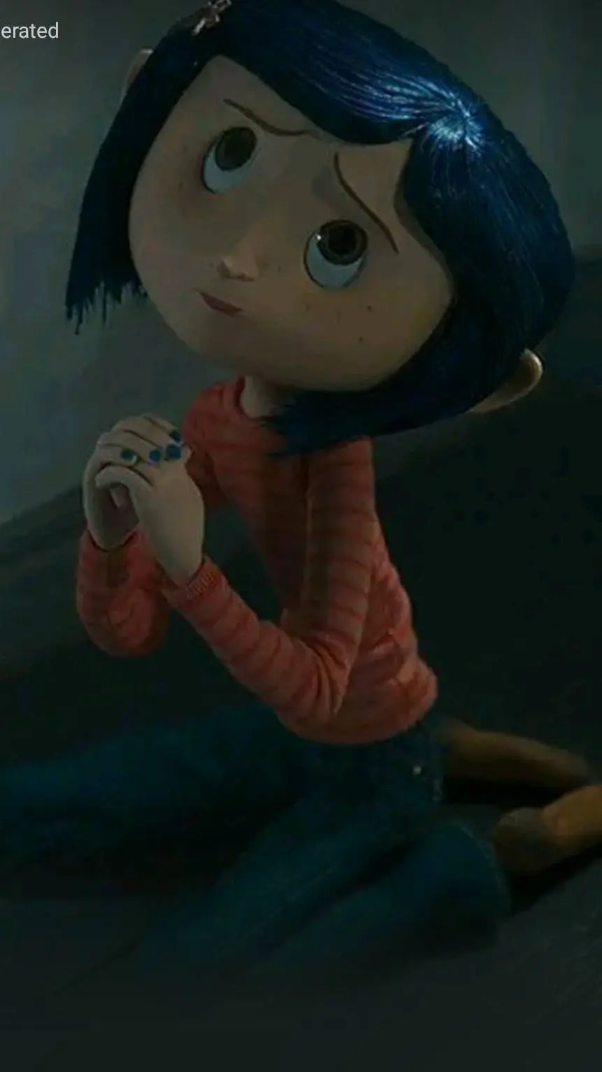 ai character: coraline  background