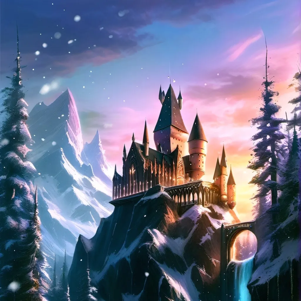 chat with ai character: Winter Hogwarts