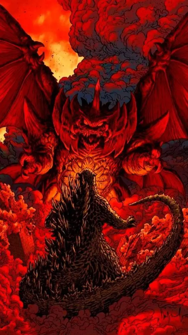 ai character: destroyah  background