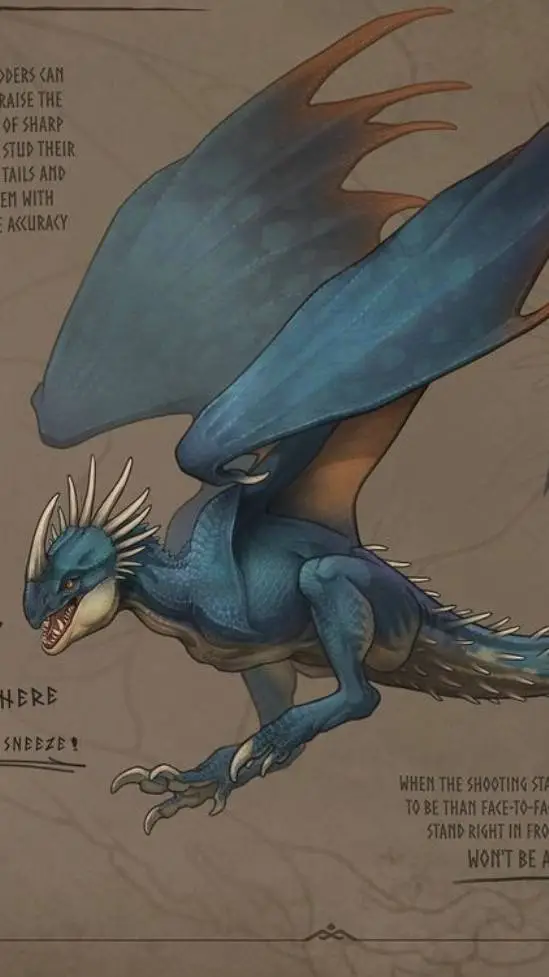 ai character: deadly nadder  background