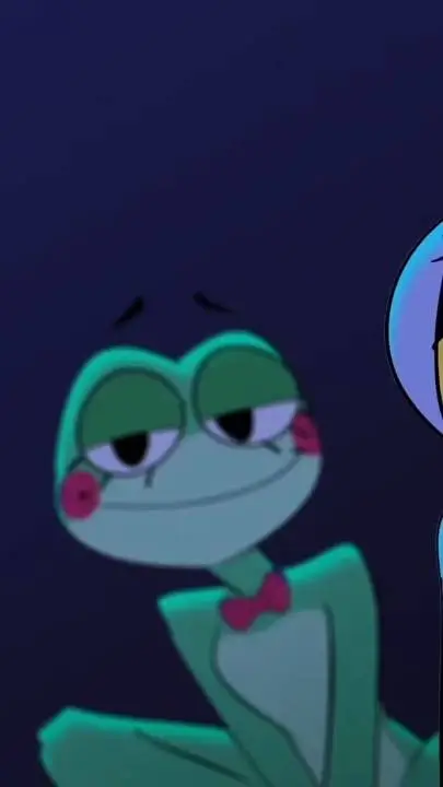 ai character: ribbit  background