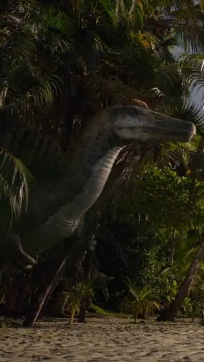 ai character: female spino  background